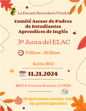 ELAC Agenda Spanish